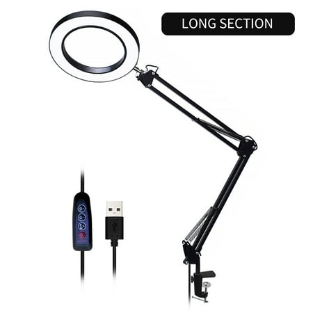 5x LED Loupe Lampe Pince USB Bras Rotation 360° Lumière Froide & Chaude Réglable 5x LED Loupe Lampe Pince USB Bras Rotation 360° Lumière Froide & Chaude Réglable